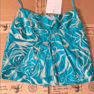 Jovani Mini Skirt Teal